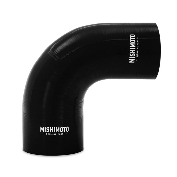 Mishimoto MMCP-R90-3040BK 90-Degree Transition Coupler  Black  Silicone  3.00in To 4.00in
