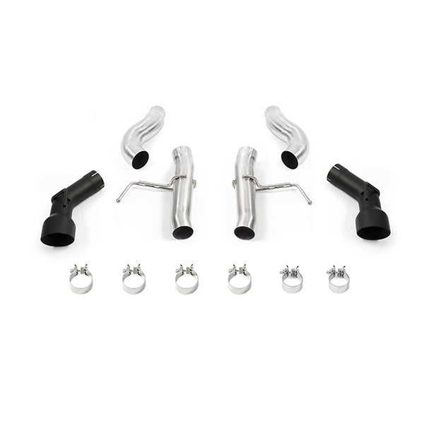 Mishimoto MMEXH-CAM4-16ADTRBK Dual Tip Race Axle-Back Exhaust  Black  Fits Chevrolet Camaro 2.0T 2016-2024