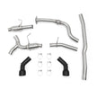 Mishimoto MMEXH-CAM4-16DTPBK Dual Tip Pro Cat-Back Exhaust  Black  Fits Chevrolet Camaro 2.0T 2016-2024