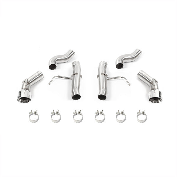 Mishimoto MMEXH-CAM8-16ADTRP Dual Tip Race Axle-Back Exhaust  Polished  Fits Chevrolet Camaro SS 2016-2024