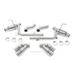 Mishimoto MMEXH-CAM8-16AQTPP Quad Tip Pro Axle-Back Exhaust  Polished  Fits Chevrolet Camaro SS 2016-2024
