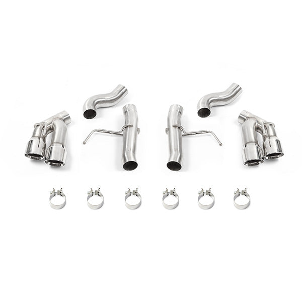 Mishimoto MMEXH-CAM8-16AQTRP Quad Tip Race Axle-Back Exhaust  Polished  Fits Chevrolet Camaro SS 2016-2024