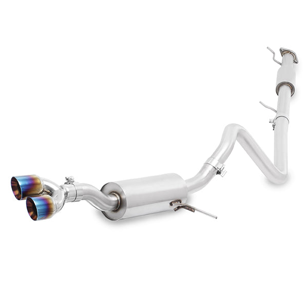Mishimoto MMEXH-FIST-14RBT Cat-Back Exhaust  Burnt  Resonated  Fits Ford Fiesta ST 2014-2019