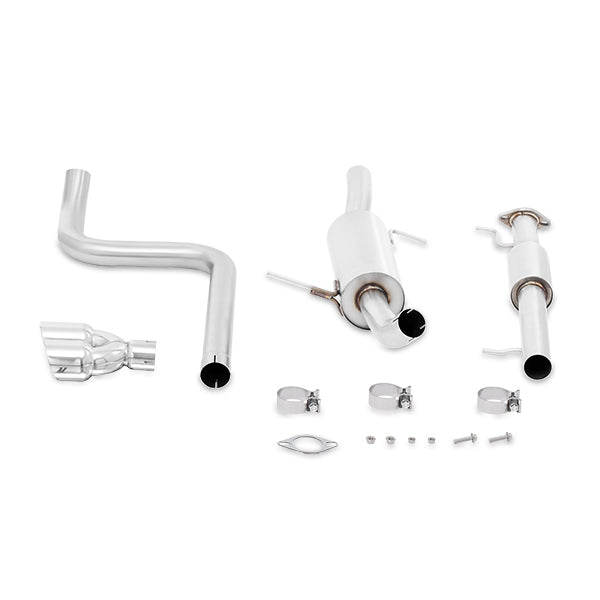 Mishimoto MMEXH-FIST-14RP Cat-Back Exhaust  Polished  Resonated  Fits Ford Fiesta ST 2014-2019