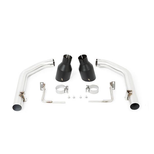 Mishimoto MMEXH-MUS8-15ARBK Race Axle-Back Exhaust  Black Tips  Fits Ford Mustang GT 2015-2017