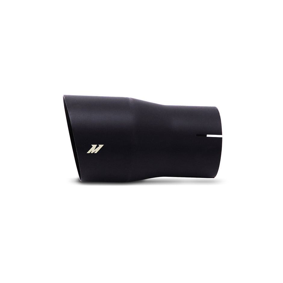 Mishimoto MMEXH-TIP-SWBK Exhaust Tip  Black  Single Wall  4in Inlet  5in Outlet