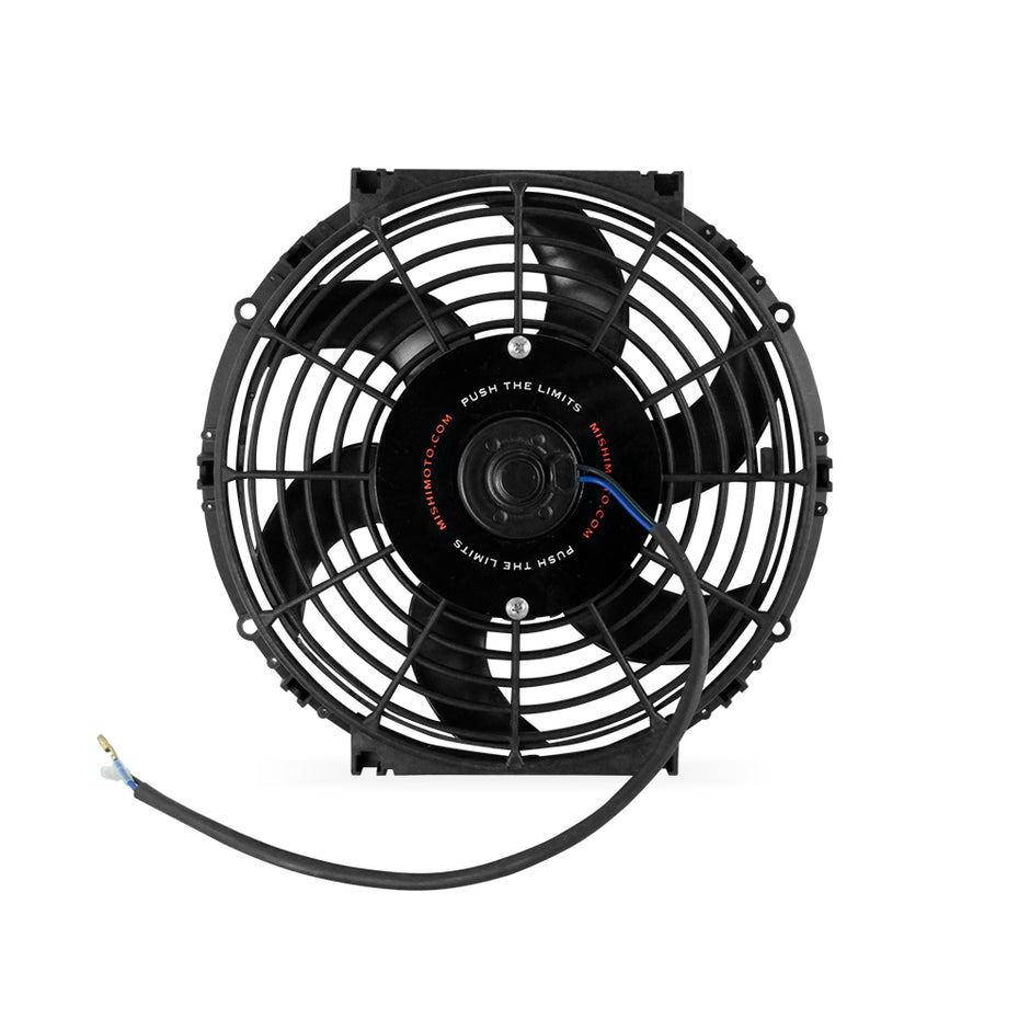 Mishimoto MMFAN-10C Electric Fan  Slim  Curved Blade  Black  10 In