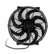 Mishimoto MMFAN-14C Electric Fan  Slim  Curved Blade  Black  14 In
