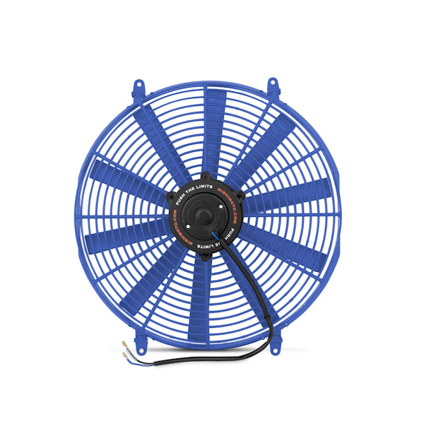 Mishimoto MMFAN-16 Electric Fan  Slim  Straight Blade  Black  16 In