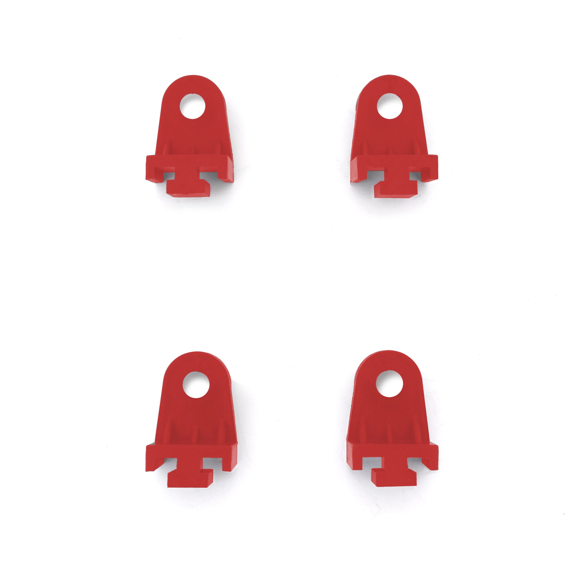 Mishimoto MMFAN-CLIPRD Fan Clips  Red  Plastic
