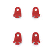 Mishimoto MMFAN-CLIPRD Fan Clips  Red  Plastic