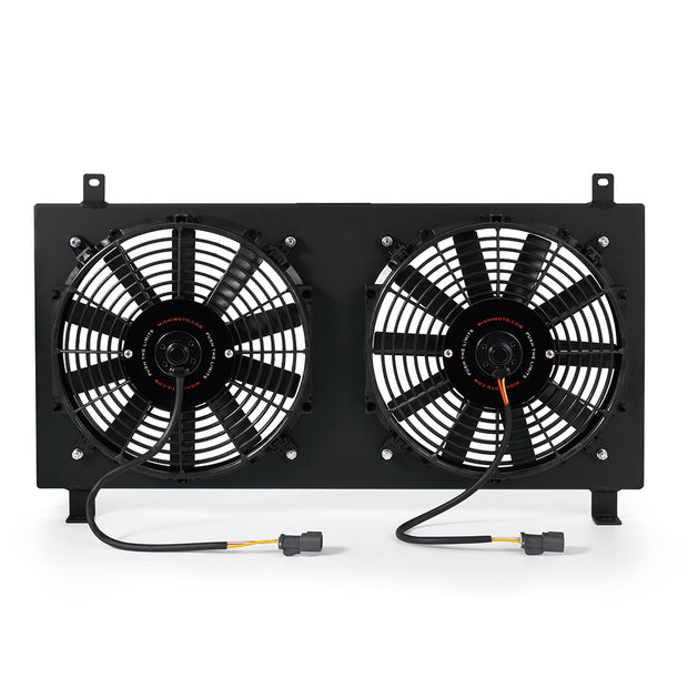 Mishimoto MMFS-RSX-02BK Aluminum Fan Shroud Kit  Black  Fits Acura RSX 2002-2006