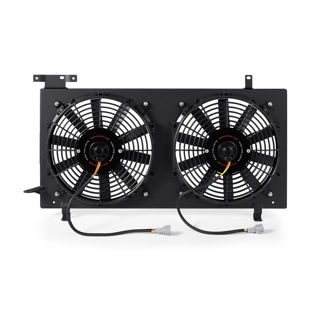 Mishimoto MMFS-STI-08PBK Performance Aluminum Fan Shroud Kit  Black  Fits Subaru Impreza WRX/STI 2008-15