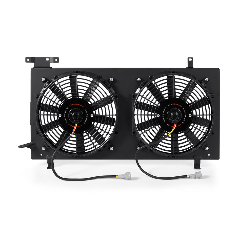 Mishimoto MMFS-STI-08PBK Performance Aluminum Fan Shroud Kit  Black  Fits Subaru Impreza WRX/STI 2008-15