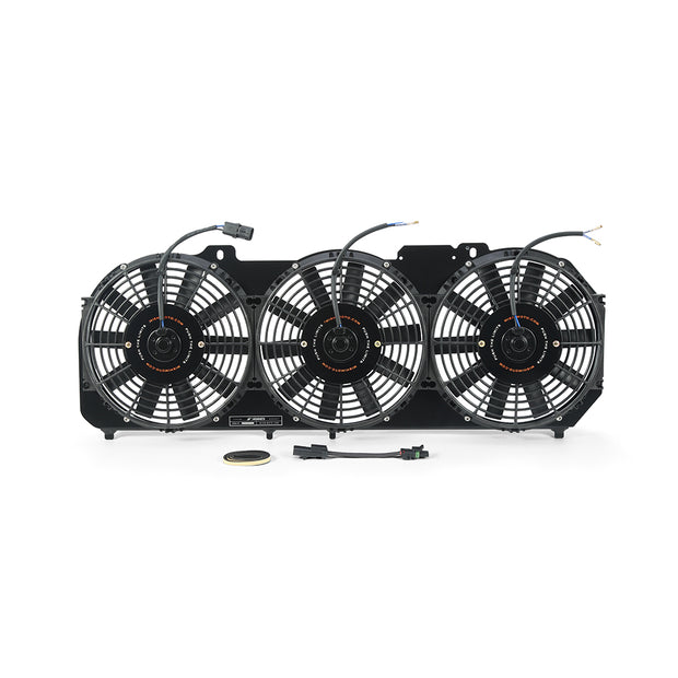 Mishimoto MMFS-XJ-89BK Performance Aluminum Fan Shroud  Black  Fits Jeep Cherokee XJ 4.0L 1989-2001