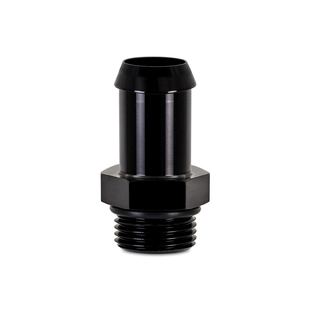 Mishimoto MMFT-10-34BK -10ORB To 3/4 In Hose Barb Aluminum Fitting  Black