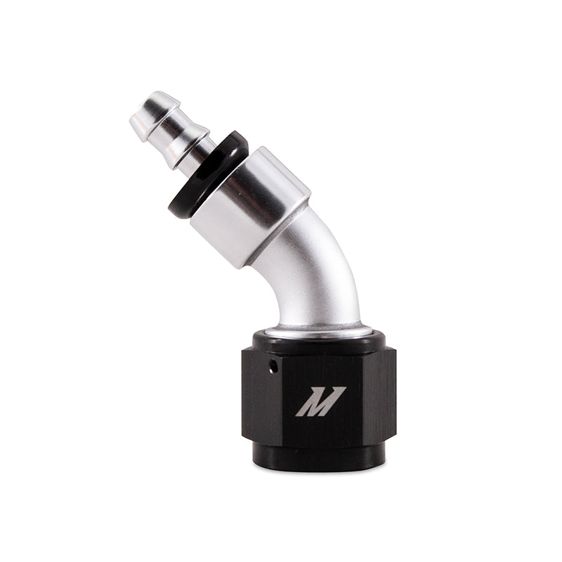 Mishimoto MMFT-10AN-45 Push-On Swivel End Hose Fitting  45 Degrees -10AN