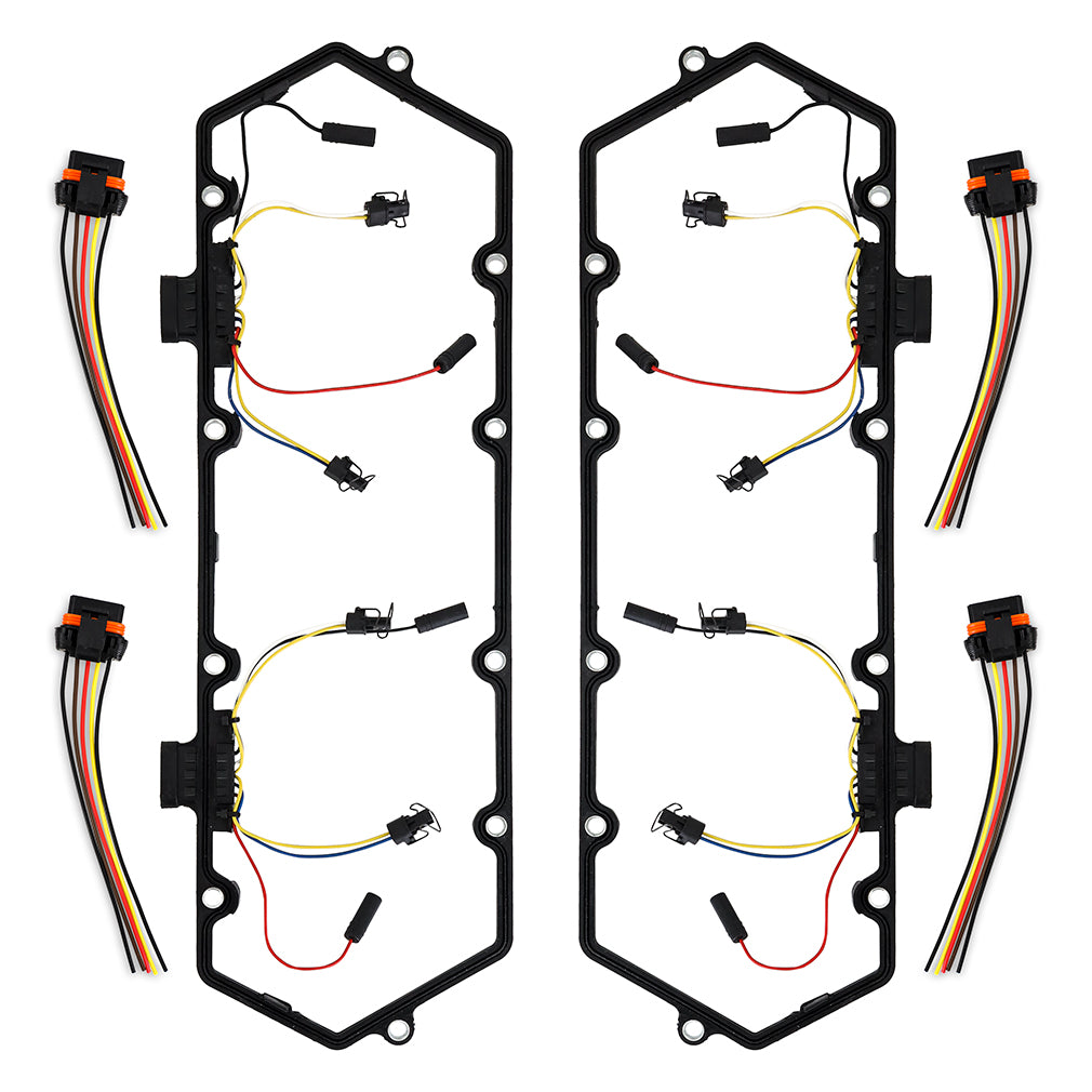 Mishimoto MMGH-F2D-94 Glow Plug Harness & Valve Cover Gasket Set  Fits Ford Powerstroke 7.3L 1994-1997