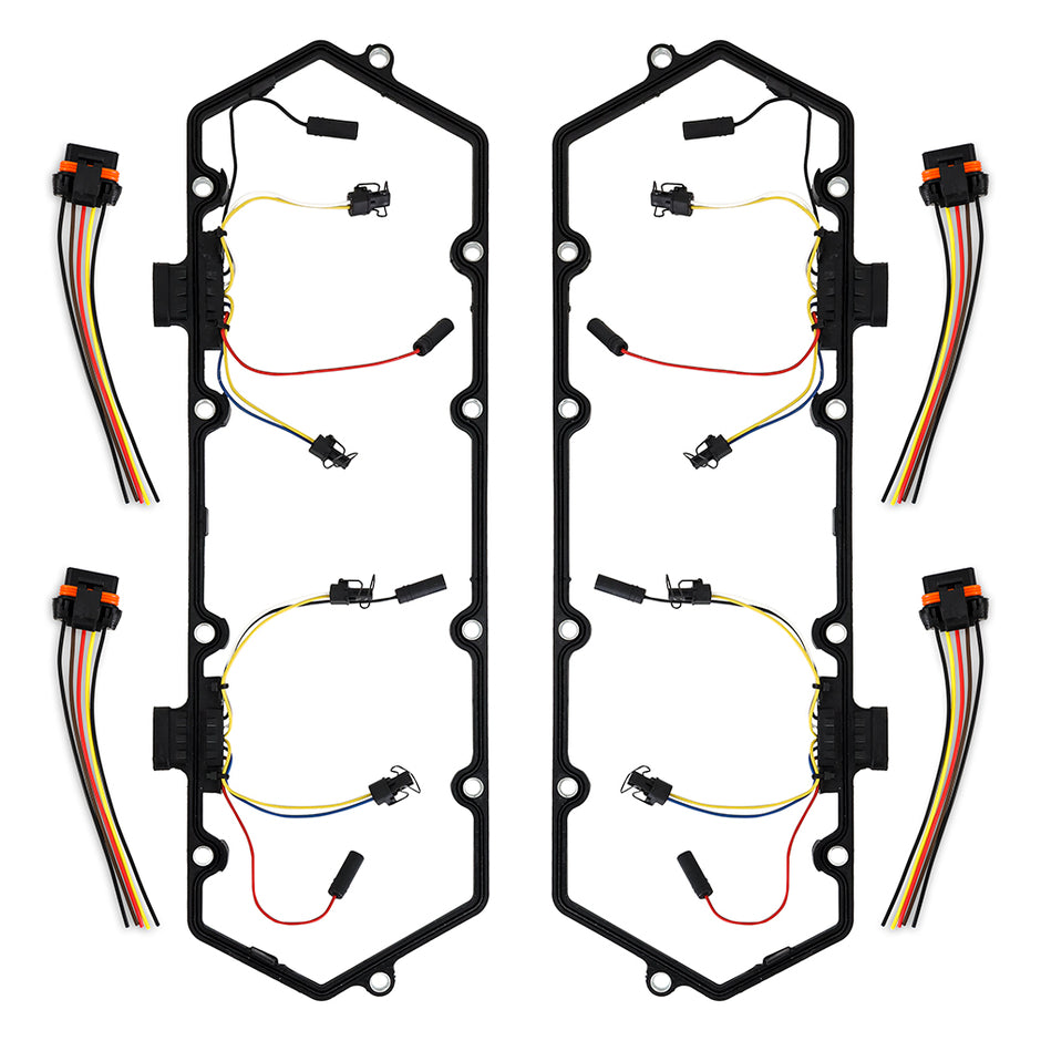 Mishimoto MMGH-F2D-94 Glow Plug Harness & Valve Cover Gasket Set  Fits Ford Powerstroke 7.3L 1994-1997
