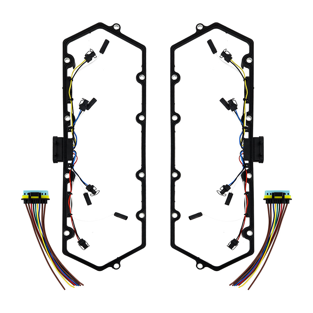 Mishimoto MMGH-F2D-98 Glow Plug Harness & Valve Cover Gasket Set  Fits Ford Powerstroke 7.3L 1999-2003