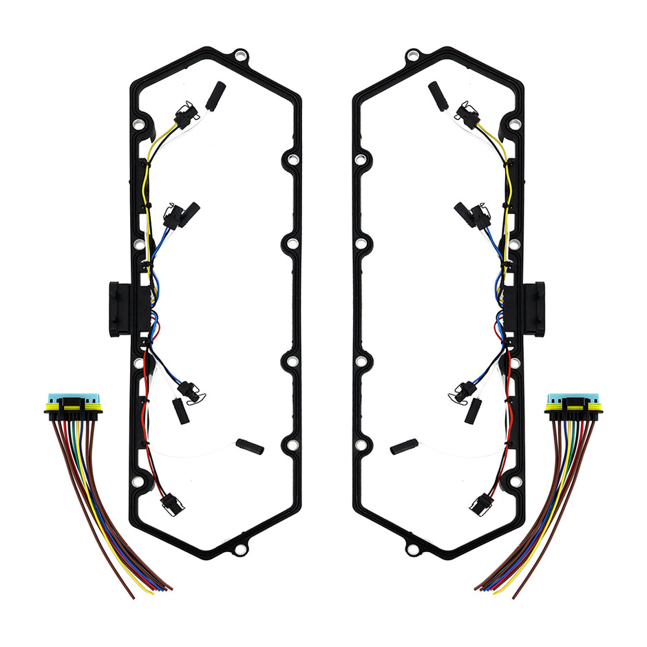 Mishimoto MMGH-F2D-98 Glow Plug Harness & Valve Cover Gasket Set  Fits Ford Powerstroke 7.3L 1999-2003