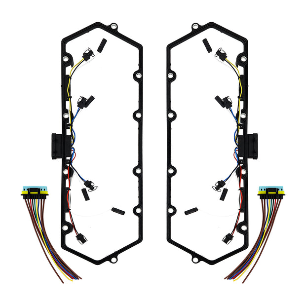 Mishimoto MMGH-F2D-98 Glow Plug Harness & Valve Cover Gasket Set  Fits Ford Powerstroke 7.3L 1999-2003