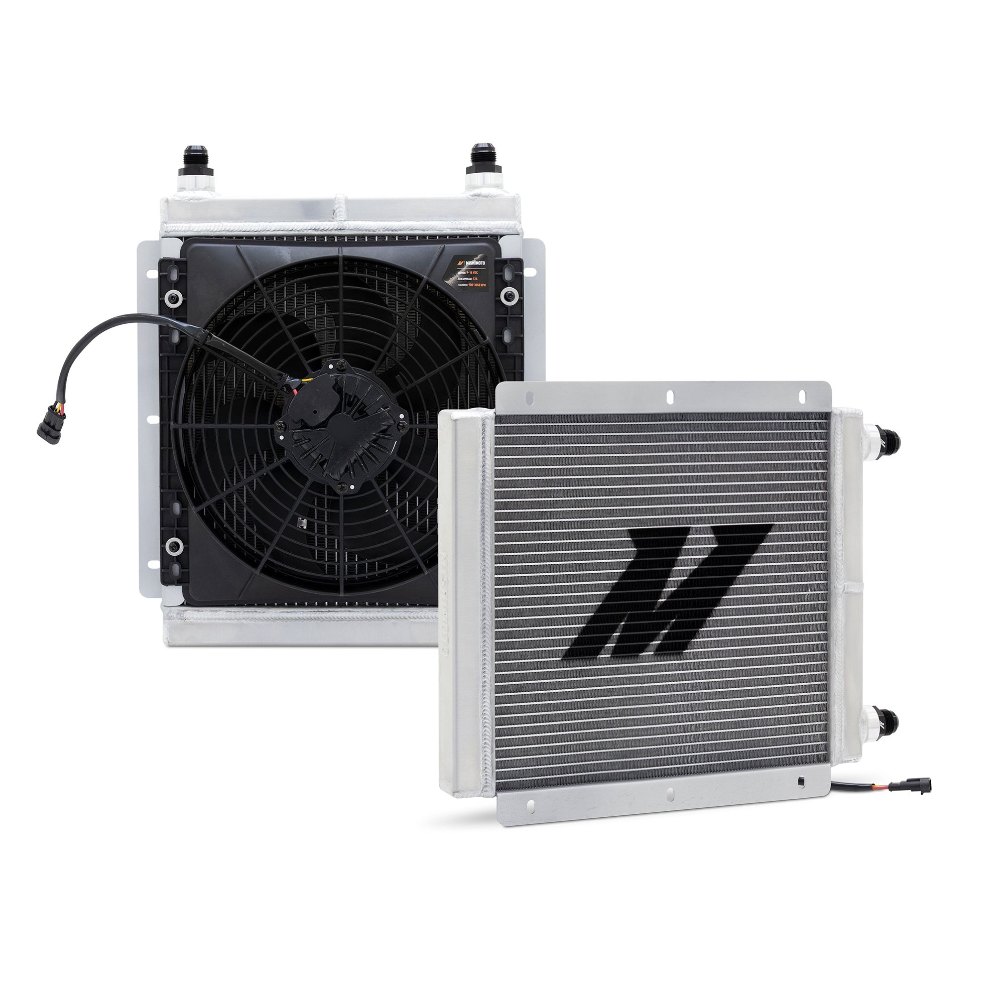 Mishimoto MMHE-UNI-BRLS-K Universal Heat Exchanger Kit  W/Integrated 12 In Brushless Fan