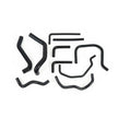 Mishimoto MMHOSE-CAM-95 Replacement Coolant Hose Kit  Fits Chevrolet Camaro 1995-1997