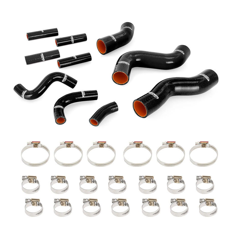 Mishimoto MMHOSE-LCR-92KBK Silicone Radiator & Heater Hose Kit  Black  Fits Toyota Land Cruiser 4.5L 92-97