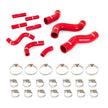 Mishimoto MMHOSE-LCR-92KRD Silicone Radiator & Heater Hose Kit  Red  Fits Toyota Land Cruiser 4.5L 92-97