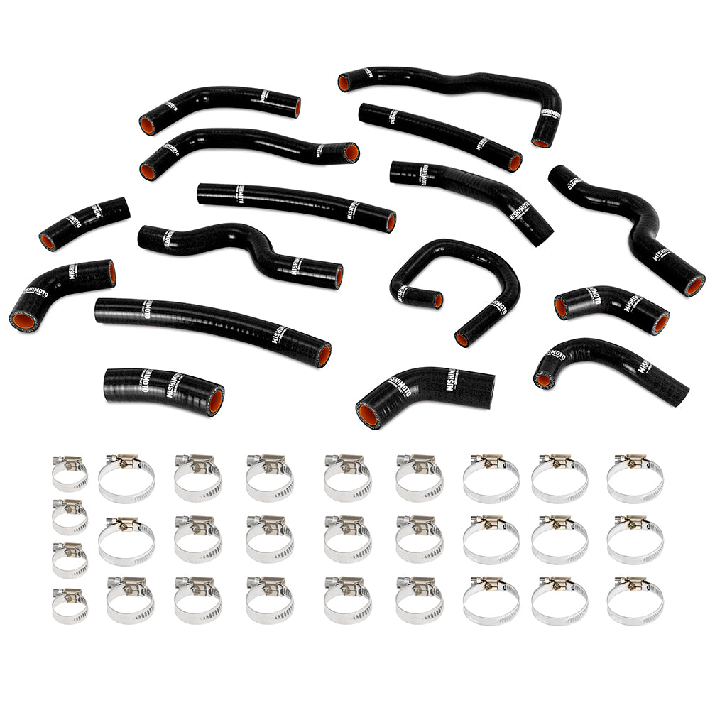 Mishimoto MMHOSE-LCR-99HHBK Silicone Heater Hose Kit  Black  Fits Toyota Land Cruiser 4.7L 1998-2002