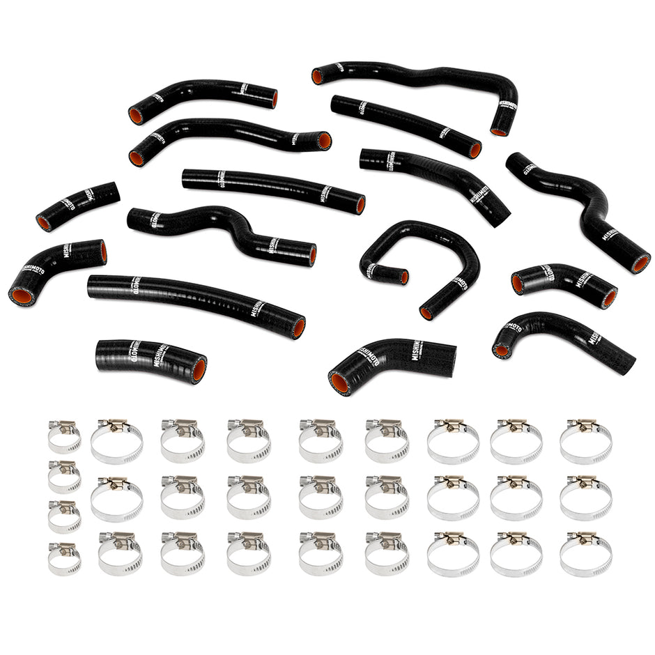 Mishimoto MMHOSE-LCR-99HHBK Silicone Heater Hose Kit  Black  Fits Toyota Land Cruiser 4.7L 1998-2002