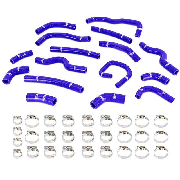 Mishimoto MMHOSE-LCR-99HHBL Silicone Heater Hose Kit  Blue  Fits Toyota Land Cruiser 4.7L 1998-2002