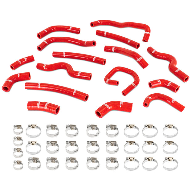 Mishimoto MMHOSE-LCR-99HHRD Silicone Heater Hose Kit  Red  Fits Toyota Land Cruiser 4.7L 1998-2002