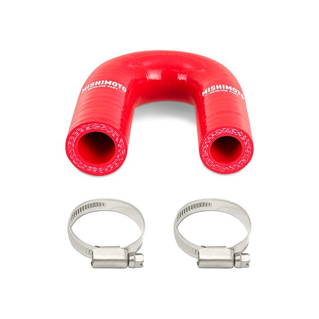Mishimoto MMHOSE-LSHB-RD Silicone Heater Core Bypass Hose  Red  Fits GM LS V8