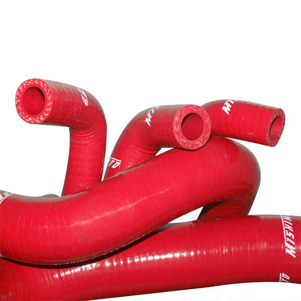 Mishimoto MMHOSE-MUS-86RD Silicone Radiator Hose Kit  Red  Fits Ford Mustang GT/Cobra 1986-1993
