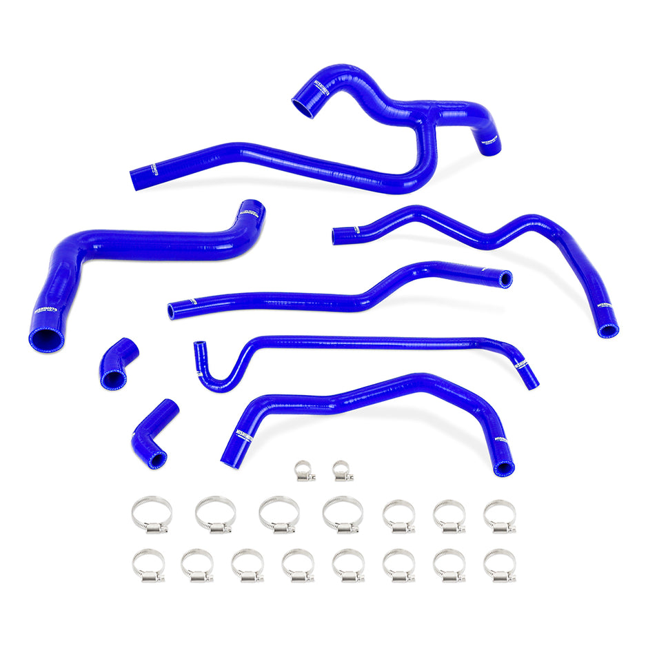 Mishimoto MMHOSE-MUS40-05BL Silicone Radiator & Heater Hose Kit  Blue  Fits Ford Mustang V6 4.0L 2005-2010