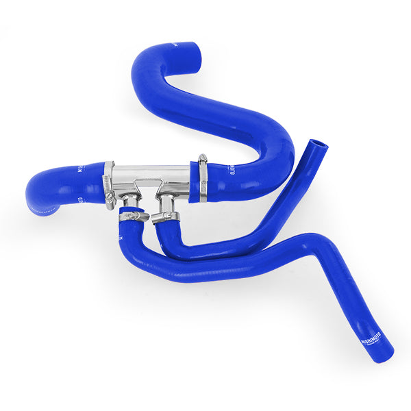 Mishimoto MMHOSE-MUS8-15LBL Silicone Lower Radiator Hose  Blue  Fits Ford Mustang GT 2015-2017