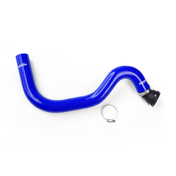 Mishimoto MMHOSE-MUS8-15UBL Silicone Radiator Upper Hose  Blue  Fits Ford Mustang GT 2015-2023