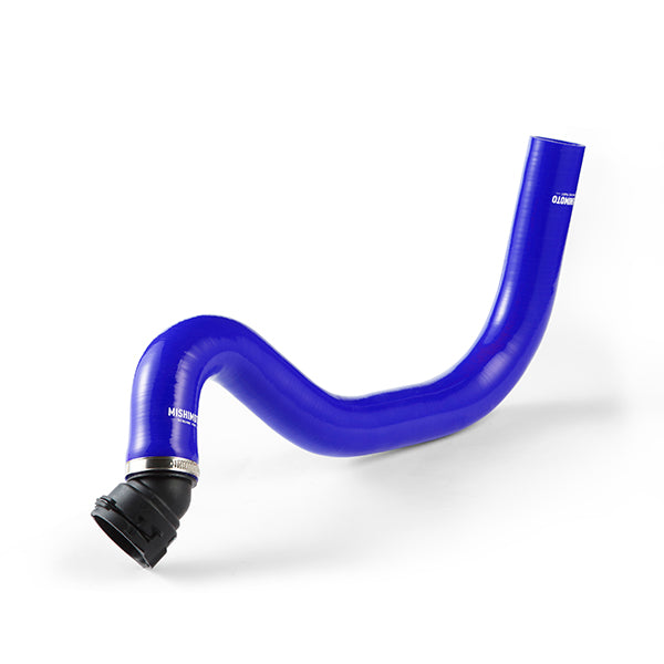 Mishimoto MMHOSE-MUS8-15UBL Silicone Radiator Upper Hose  Blue  Fits Ford Mustang GT 2015-2023