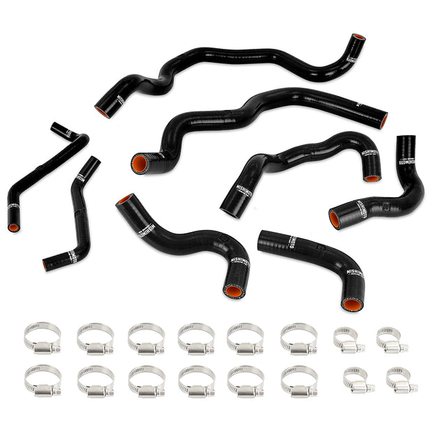 Mishimoto MMHOSE-Q50-16ANCBK Silicone Intercooler Coolant Hose Kit  Black  Fits Infiniti Q50/Q60 3.0T 2016-24