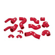 Mishimoto MMHOSE-S4-97TRD Silicone Turbo Hose Kit  Red  Fits Audi S4 1997-2002