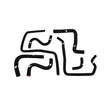 Mishimoto MMHOSE-SUB-ANC4BK Silicone Ancillary Hoses  Black  Fits Subaru WRX/WRX STI 2004-2007