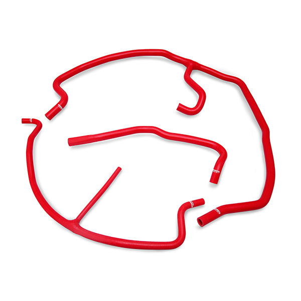 Mishimoto MMHOSE-VET-09ANCRD Silicone Ancillary Hose Kit  Red  Fits Chevrolet C6 Corvette/Z06 2009-2014