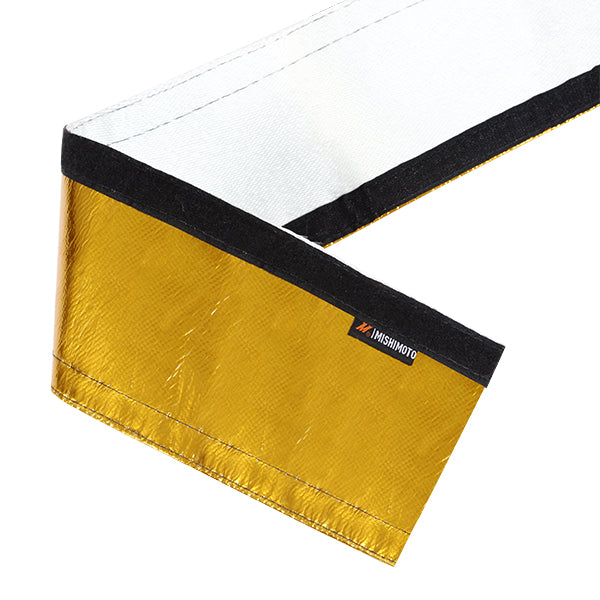 Mishimoto MMHP-HSS-136GD Heat Shielding Sleeve  Gold 1inx36in
