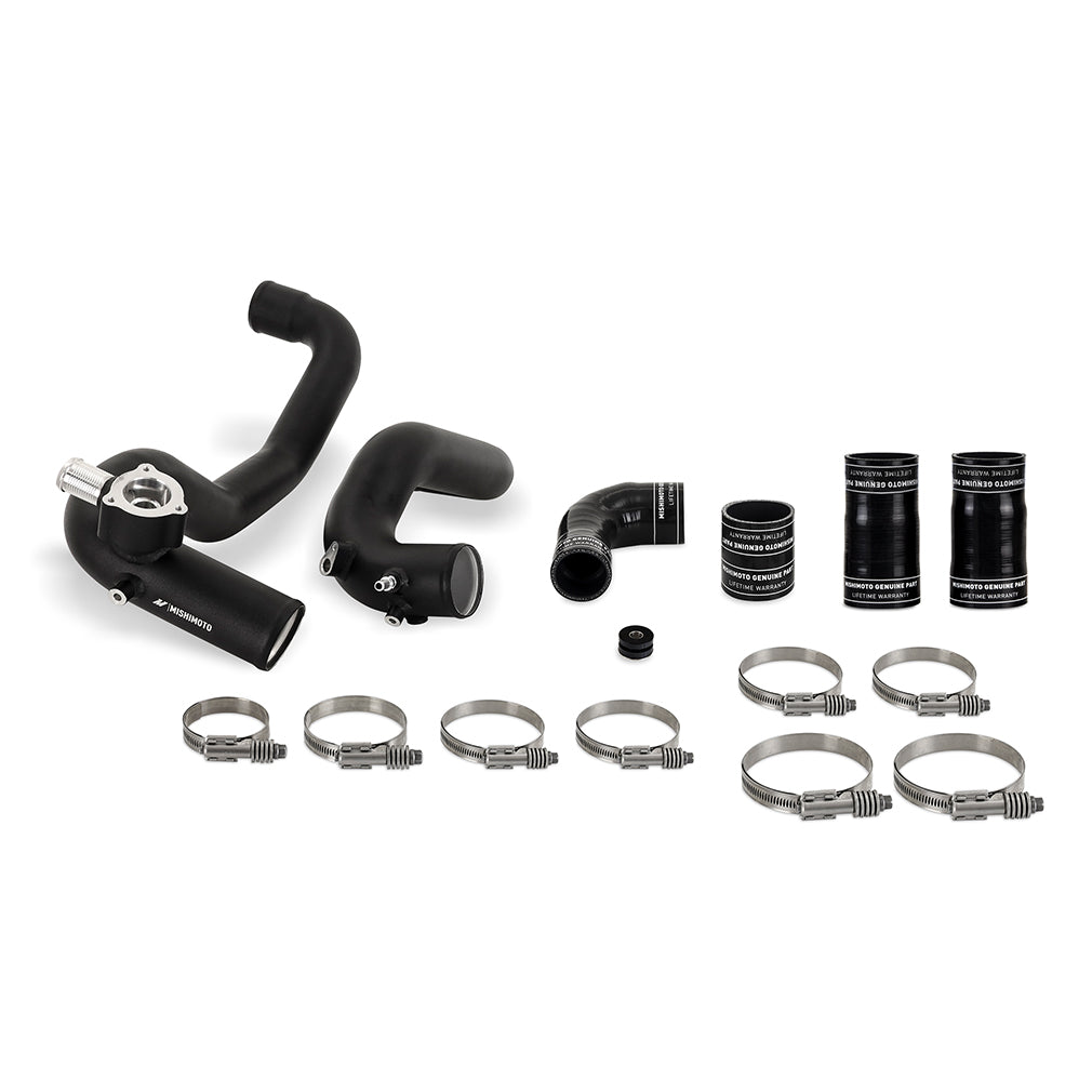 Mishimoto MMICP-BR23-21UHBK Intercooler Pipe Kit  Black  High-Mount  Fits Ford Bronco 2.3L EcoBoost 2021+