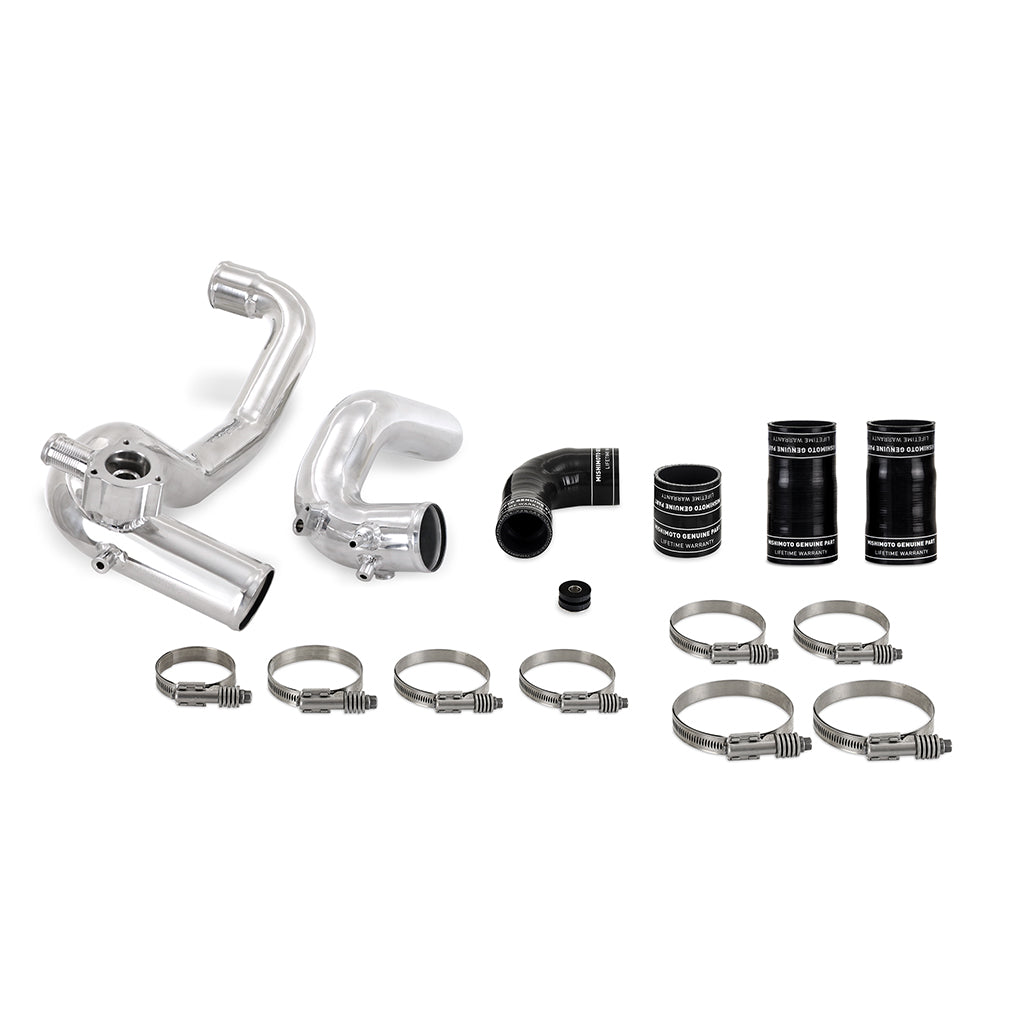 Mishimoto MMICP-BR23-21UHP Intercooler Pipe Kit  Polished  High-Mount  Fits Ford Bronco 2.3L EcoBoost 2021+