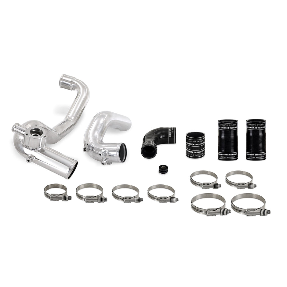 Mishimoto MMICP-BR23-21UHP Intercooler Pipe Kit  Polished  High-Mount  Fits Ford Bronco 2.3L EcoBoost 2021+