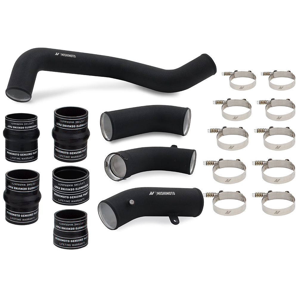 Mishimoto MMICP-DMAX-17KWBK Intercooler Pipe Kit  Black  Fits Chevrolet/GMC 6.6L Duramax 2017-2019