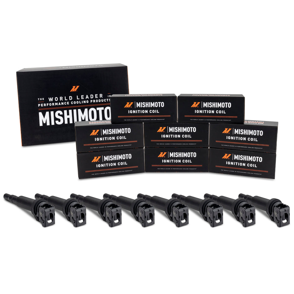 Mishimoto MMIG-BMW-1108 Ignition Coil  Bosch Style  Set Of 8  Fits BMW 550i 4.4L 2011-2015